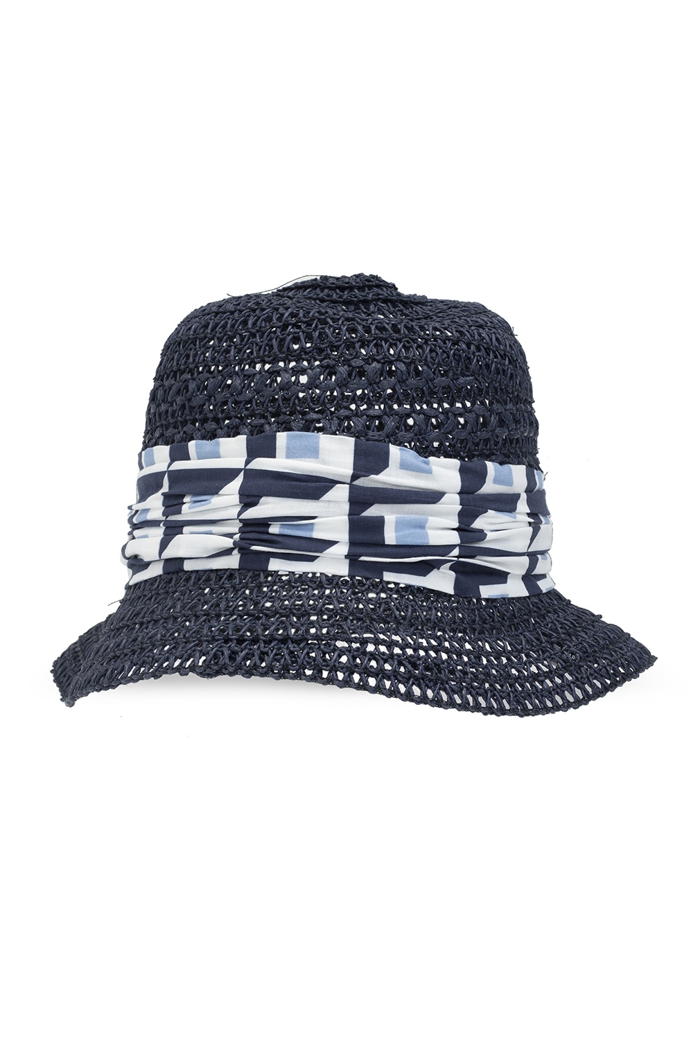 crystal-embellished satin baker boy hat Woven hat